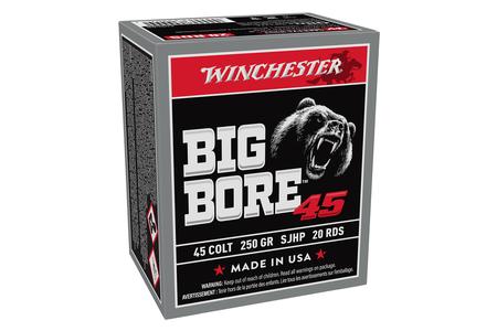 Winchester 45 Colt 250 gr SJHP Big Bore 20/Box