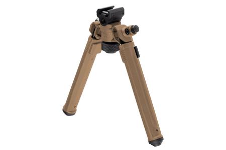 MAGPUL ALUMINUM BIPOD FLAT DARK EARTH 1913 PICATINNY RAIL ATTACHMENT 6.3`-10.3` VERTICA