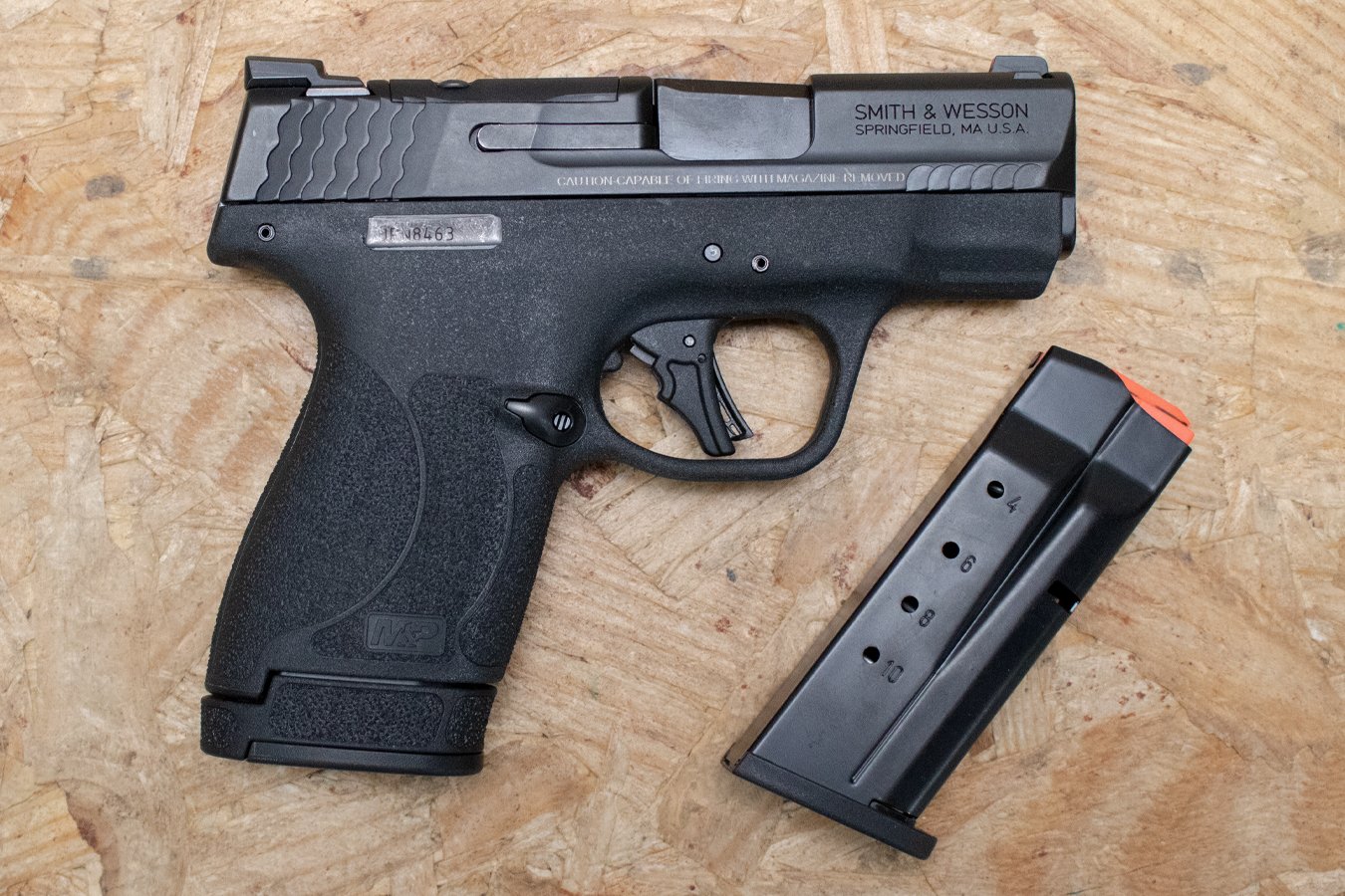 Smith & Wesson M&P9 Shield Plus 9mm Police Trade-In Pistol, Optics-Ready, Two Magazines