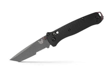 BAILOUT BLACK WITH GRAY SERRATED TANTO BLADE