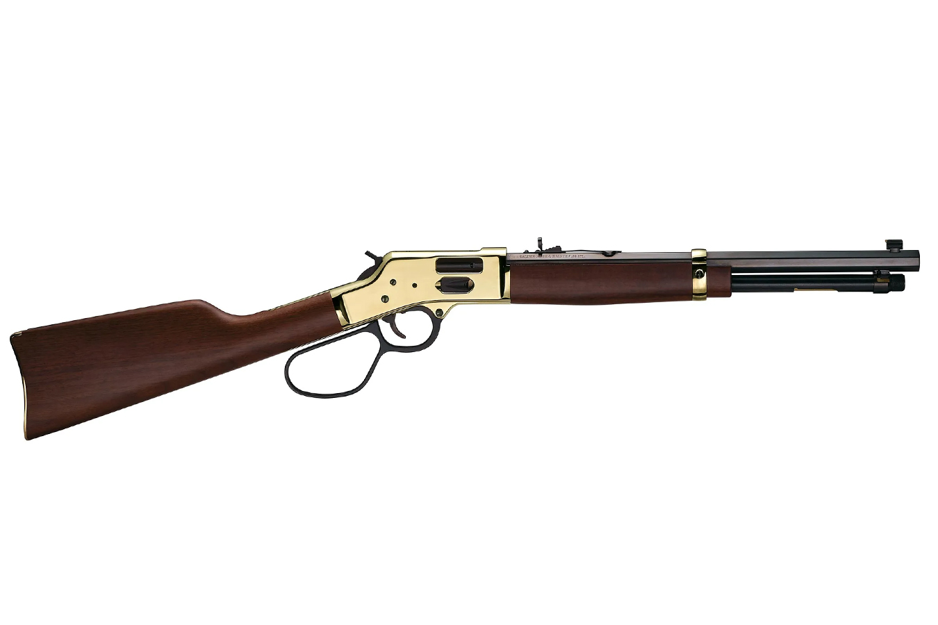 Henry Big Boy Brass Side Gate 357 Magnum/38 SPL Lever-Action Carbine Rifle with 16.5-Inch Octagon Barrel