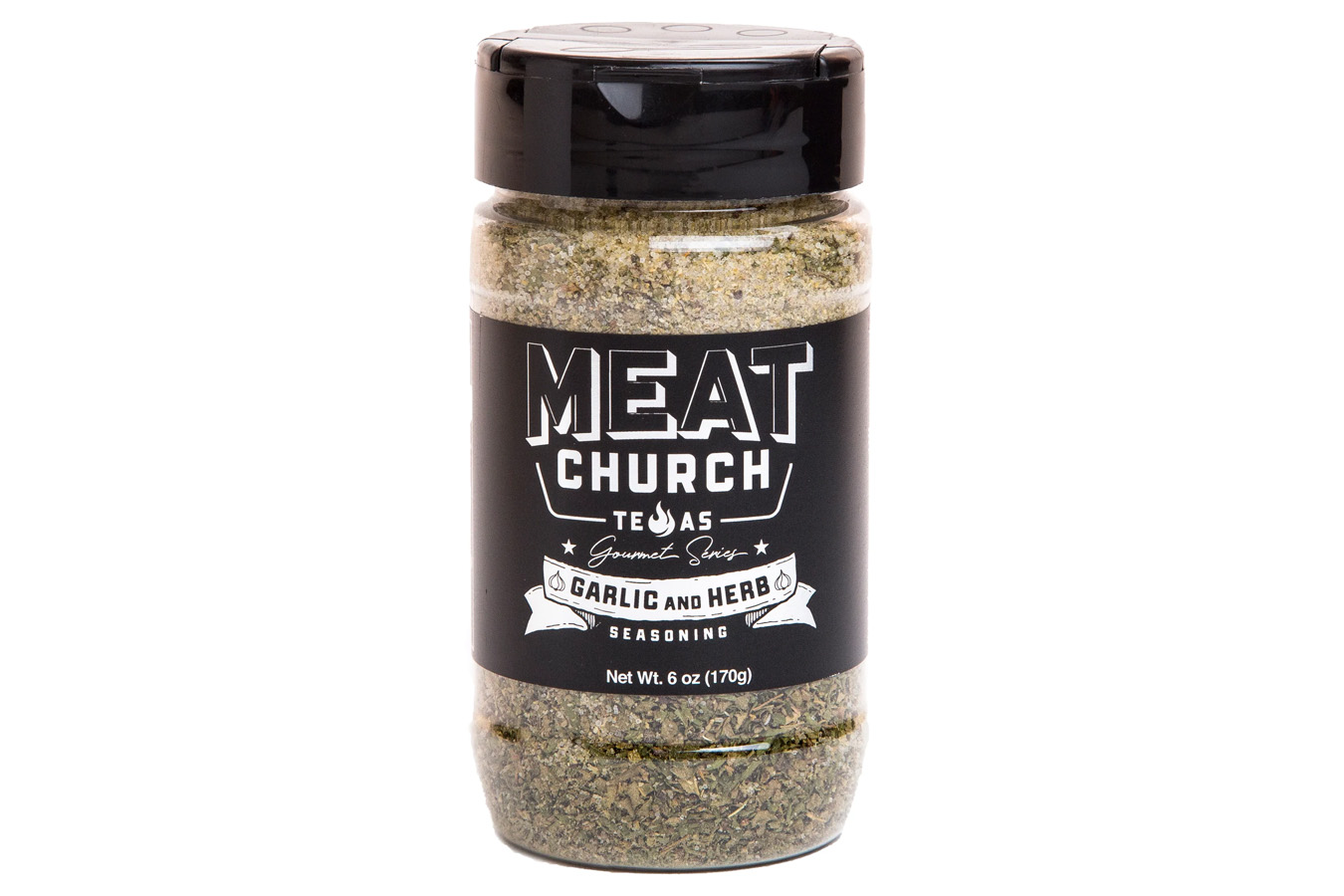 Meat Church Gourmet Garlic and Herb Seasoning 6oz Shaker