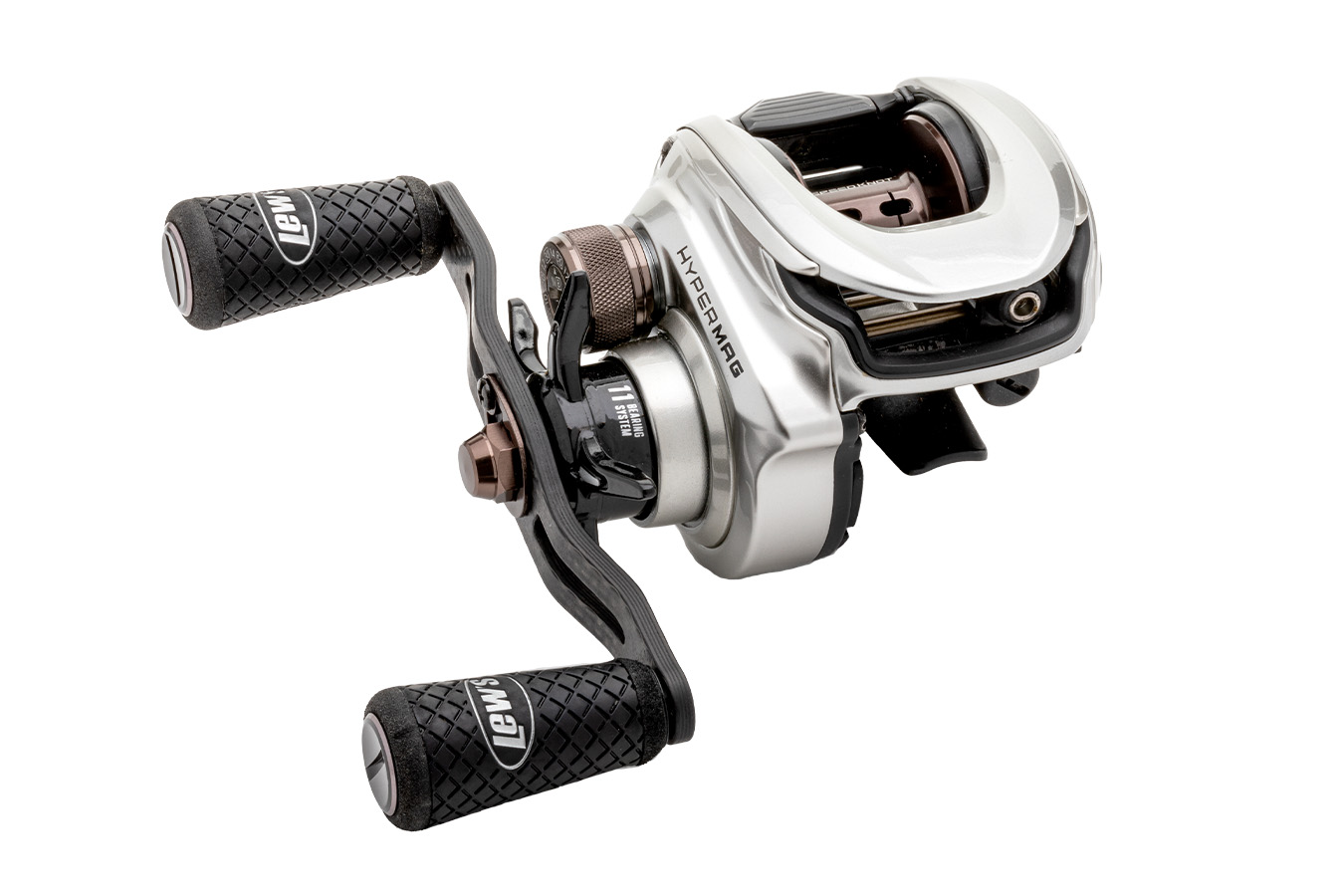 LEWS TEAM LEW`S HYPERMAG 8.3:1 LEFT HAND BAITCAST REEL