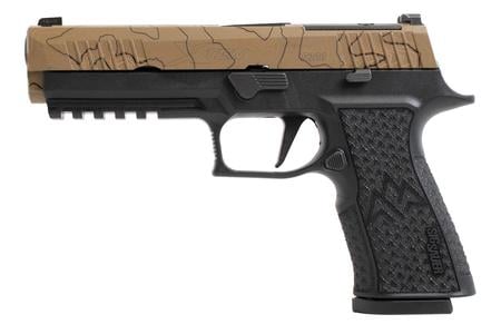 SIG SAUER P320 X TEN ENDURE 10MM 5` BARREL TOPOGRAPHIC PATTERN CERAKOTE SLIDE