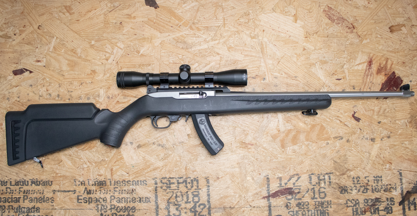 RUGER 10/22 22LR FIFTY YEAR COMEMORITIVE POLICE TRADE