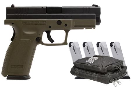 XD 9MM OD GREEN 4 IN BBL 5 MAGS