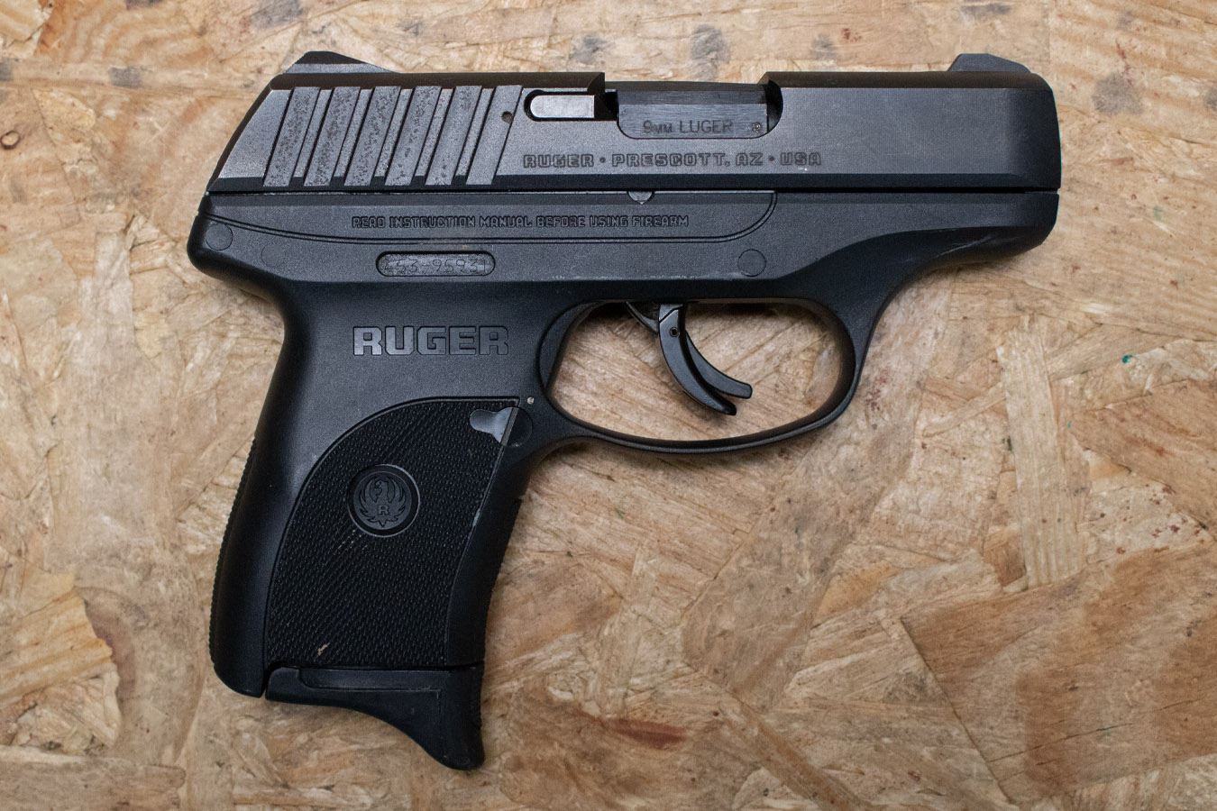 Ruger EC9s 9mm Police Trade-In Pistol with Manual Safety