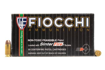 Fiocchi 40SW 125 gr SinterFire Frangible Police Trade-In Ammo 50/Box
