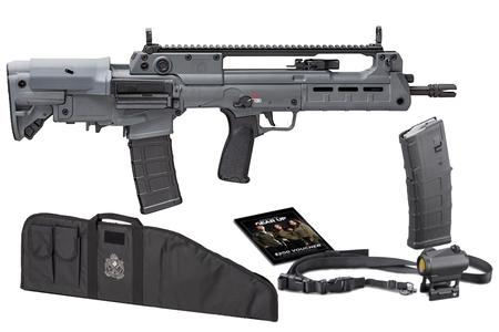 HELLION 5.56 BULLPUP 16.5 IN BBL GRAY GEAR UP 2 MAGS RANGE BAG