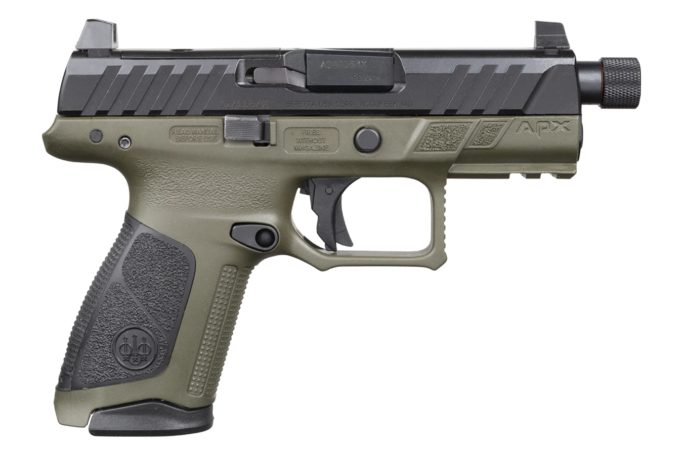 No. 12 Best Selling: BERETTA APX-A1 COMP TACTICAL 9MM 4.2 IN THREADED BBL 15 RD MAG
