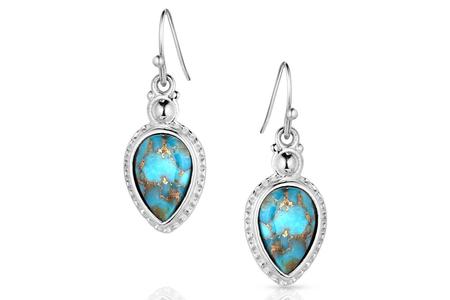 EXPRESSION OF THE WEST TURQUOISE EARRINGS