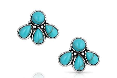 NATURE`S WONDER TURQUOISE EARRINGS