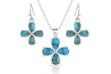 WILDFLOWER TURQUOISE JEWELRY SET