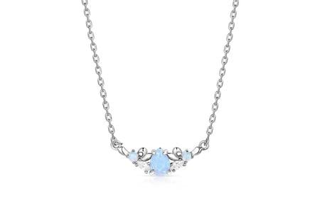 REFINED GRACE OPAL CRYSTAL NECKLACE