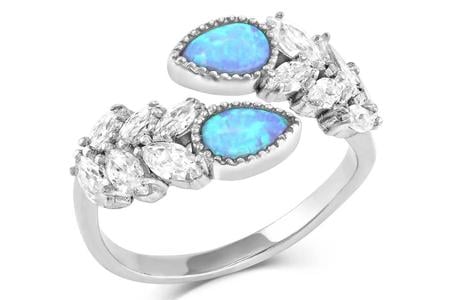 MYSTIC FALLS OPAL CRYSTAL RING