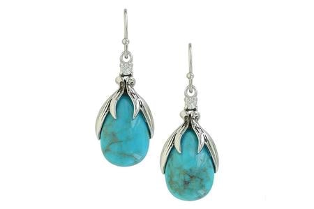 PURSUE THE WILD CROWNS OF GLORY TURQUOISE EARRINGS