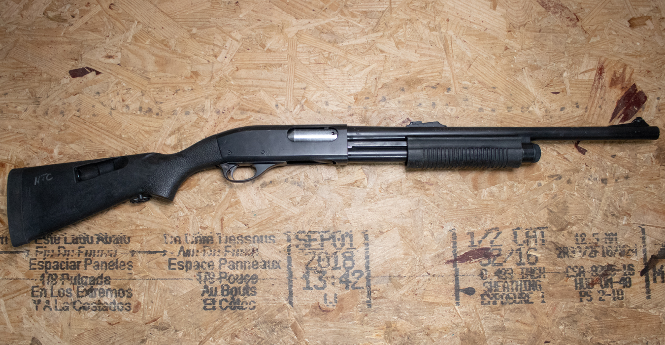 Remington 870 Magnum 12 Gauge Police Trade-In Shotgun with Speedfeed Stock