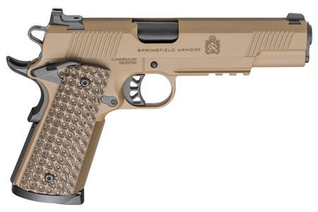 SPRINGFIELD 1911 TRP 45ACP 5` BARREL WITH LIGHT RAIL COYOTE