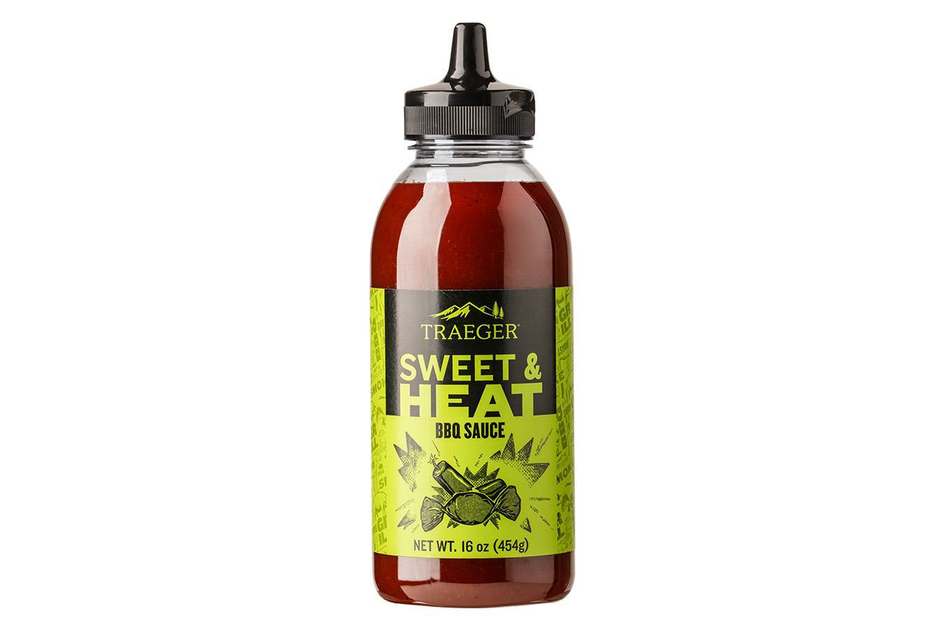 Traeger Grills Sweet and Heat BBQ Sauce 16oz Squeeze Bottle