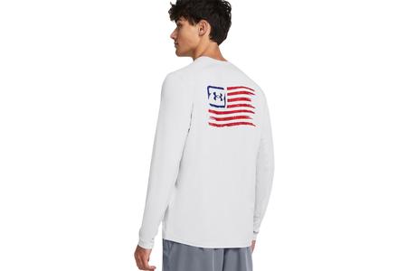 UA ISO CHILL FREEDOM BACK GRAPHIC LS TEE