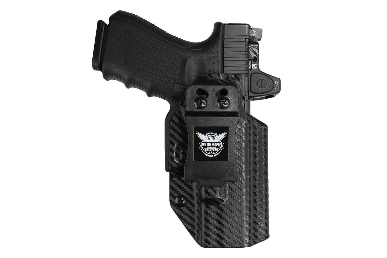 We The People IWB Holster for Glock 19/19X MOS, Carbon Fiber Color