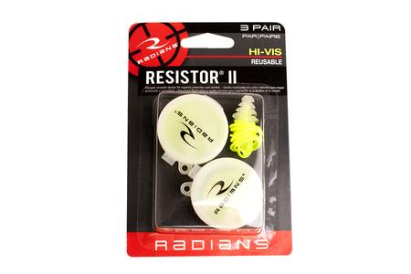 RADIANS REUSABLE HEAR PLUGS 3 PAIR