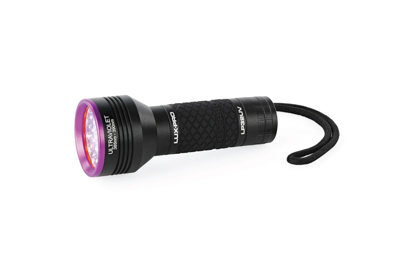 Luxpro Ultra Violet Bright Flashlight with Lanyard