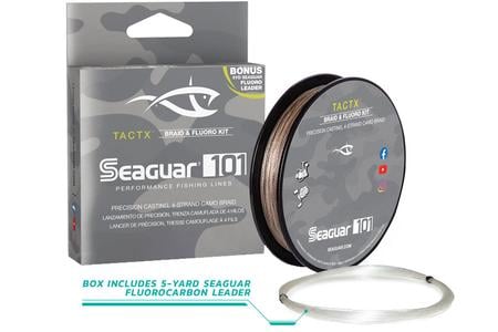 SEAGUAR101 TACTX BRAID W/FLUORO LEADER  