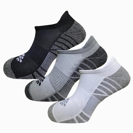 NO SHOW TAB 3 PK SOCKS BASIC AST S/M