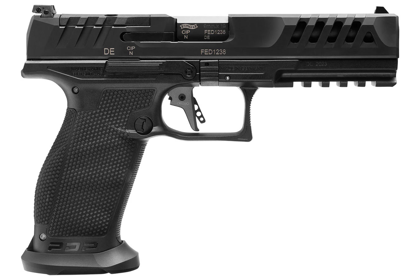 No. 32 Best Selling: WALTHER PDP FULL SIZE MATCH 9 MM 5 IN BBL 