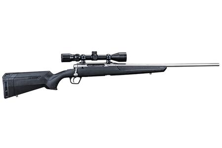 SAVAGE AXIS XP STAINLESS 400 LEGEND 18` CARBON STEEL STAINLESS BARREL BLACK SYNTHETIC