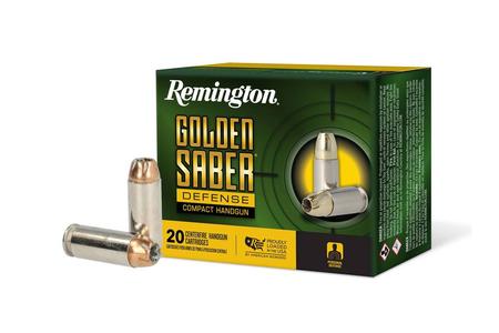 Remington 10MM 180gr BJHP Golden Saber Defense Compact