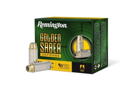 Remington 10 MM 180gr BJHP Golden Saber Defense