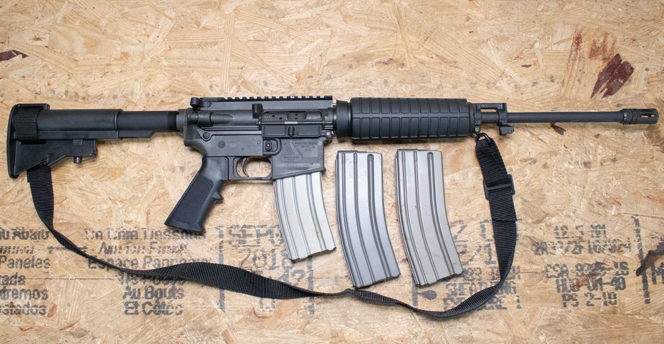 Bushmaster Carbon-15 223/5.56mm Police Trade-In Rifle with Three Magazines and Sling