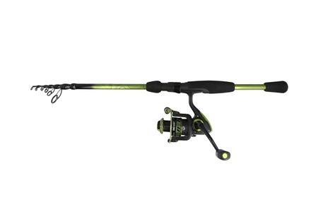 PACK-IT PRO 6`6` MEDIUM/LIGHT MODERATE/FAST SPINNING COMBO W/ 2000 REEL 