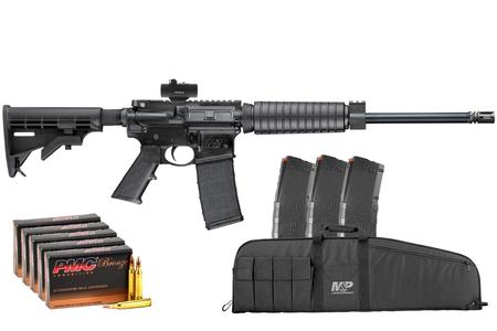 MP 15 SPORT II 5.56 RED DOT AMMO MAGS CASE COMBO