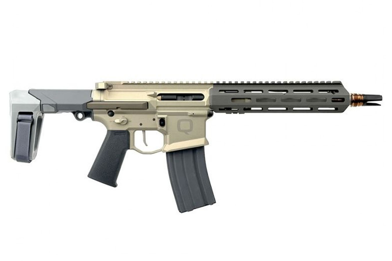 No. 19 Best Selling: Q HONEY BADGER 5.56MM 10` BARREL WITH BRACE GRAY ACCENTS