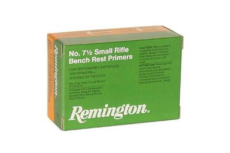 REMINGTON 7 1/2 SMALL RIFLE BENCH REST PRIMERS