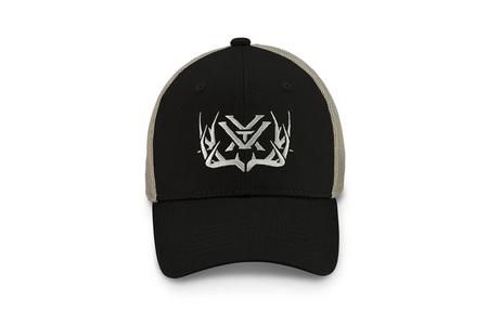 VORTEX APPAREL MENS FULL TINE CAP BLACK