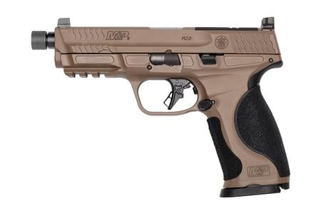 SMITH AND WESSON MP 9 M2.0 9MM METAL OR NTS FDE FINISH 4.625 IN TB 17 RD
