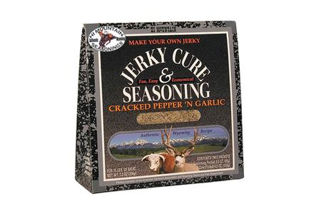 JERKY CURE AND SEASONING CRACKED PEPPER N GARLIC BLEND 7.2OZ