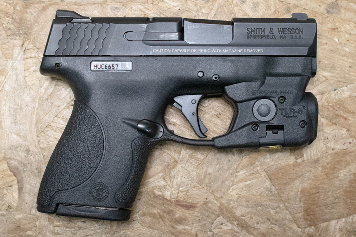No. 9 Best Selling: SMITH AND WESSON MP9 SHIELD 9MM PISTOL WITH LIGHT/LASER