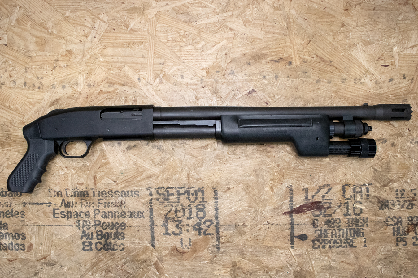 Mossberg Model 500A 12 Gauge Police Trade-in Shotgun with Light