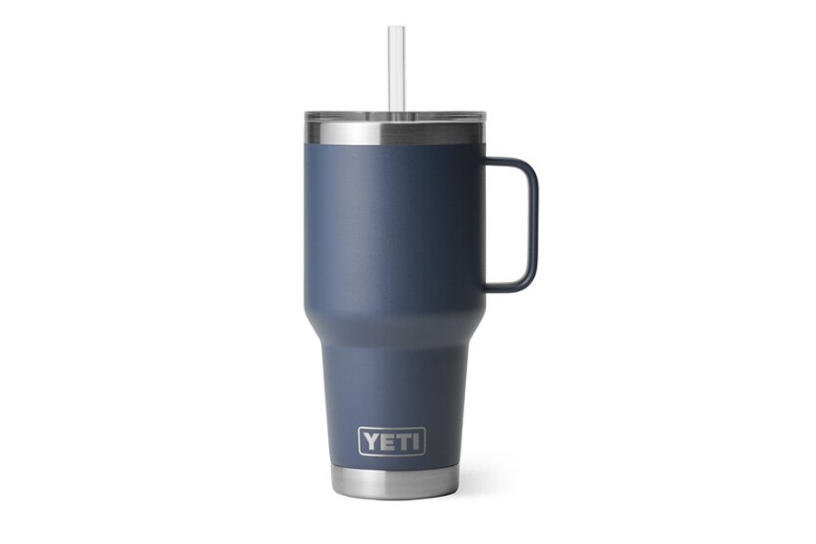 RAMBLER 35 OZ STRAW MUG NAVY