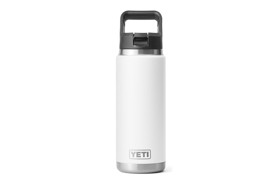 Yeti Coolers Rambler 26 oz Water Bottle with Chug Cap - White