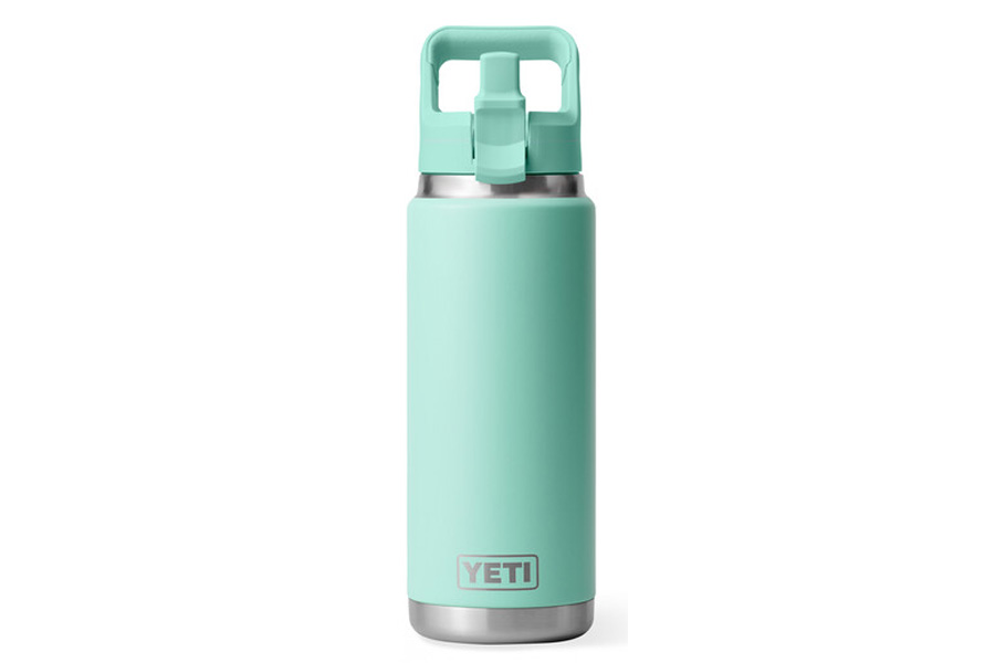 Yeti Coolers Rambler 26 oz Water Bottle with Straw Cap - Seafoam