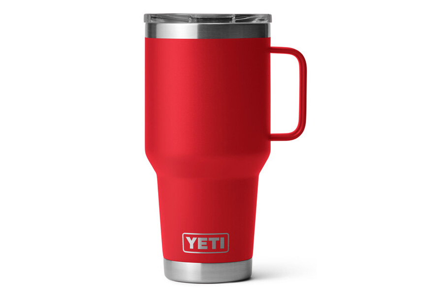 YETI COOLERS RAMBLER 30 OZ TRAVEL MUG RESCUE RED