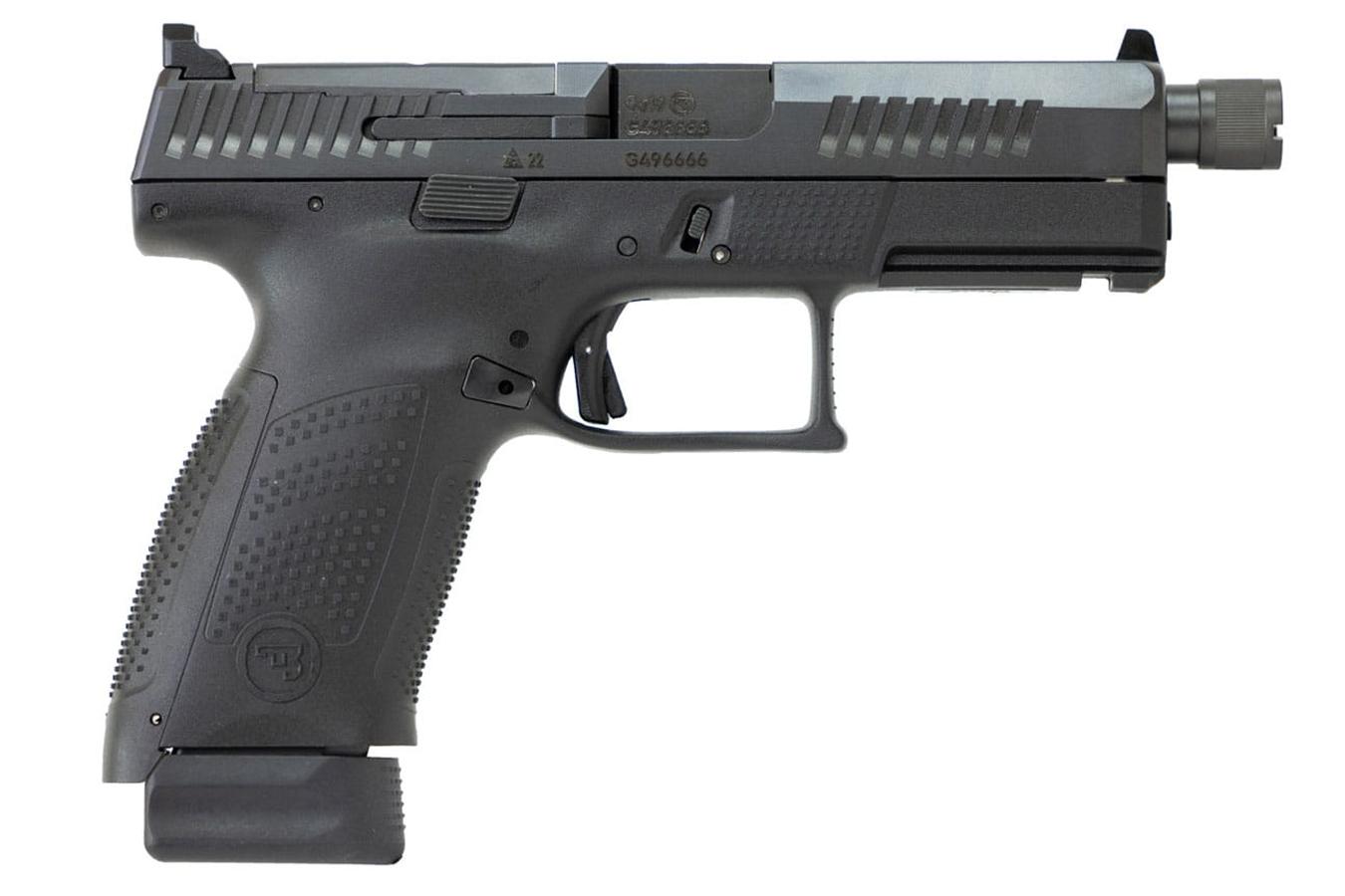 CZ P10 COMPACT 9MM 4.6 IN THREADED BBL BACK OPTIC READ 