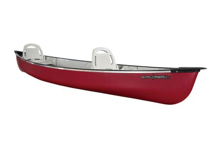 CANOE EXPLORER 14.6 DLX BURGUNDY RED/TIN GREY BANC PLIANT-