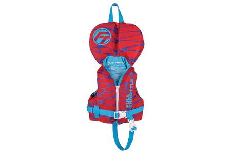 INFANT NYLON LIFE JACKET, RED